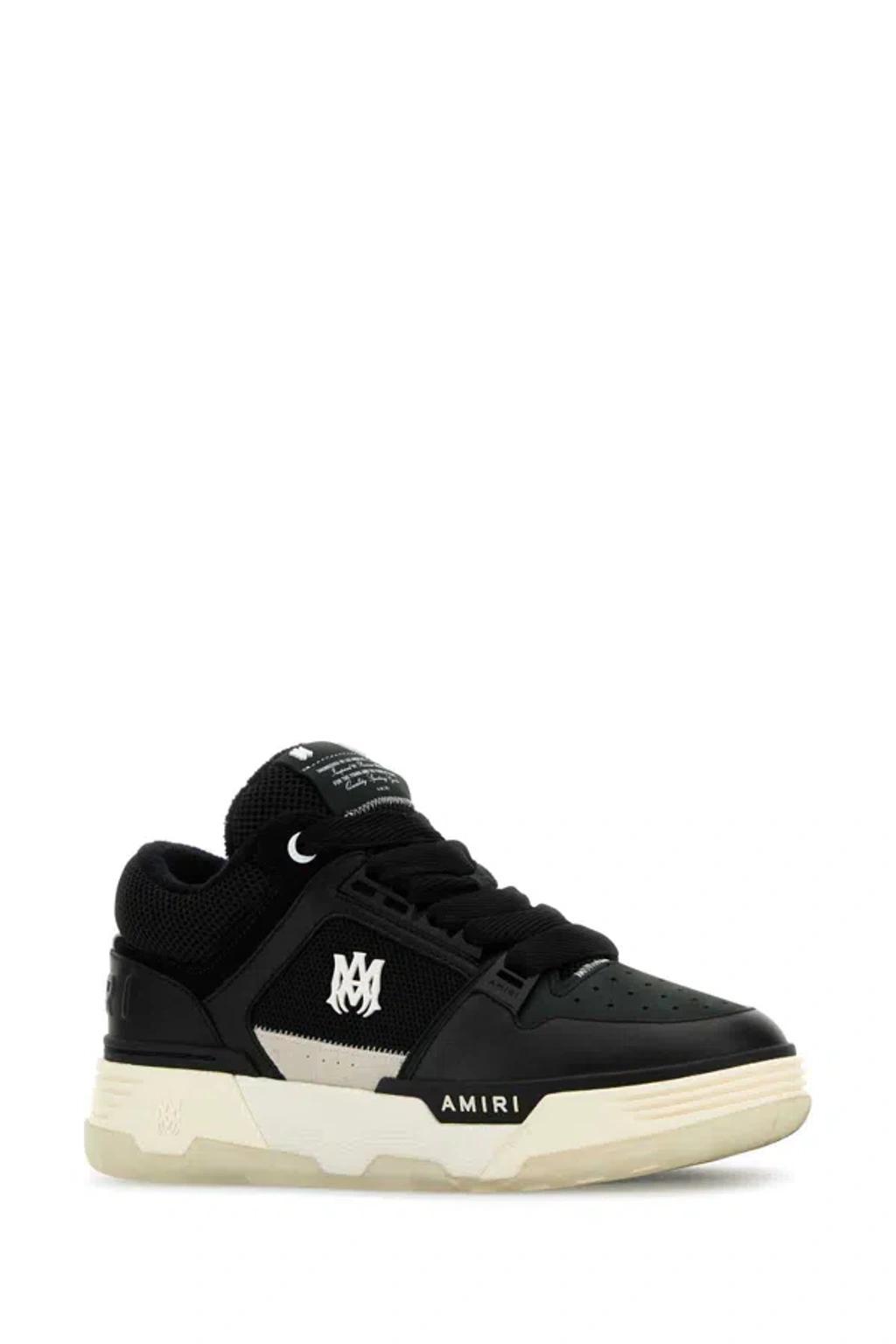 AMIRI Ma-1 Style Black Leather And Fabric Sneakers Product Image