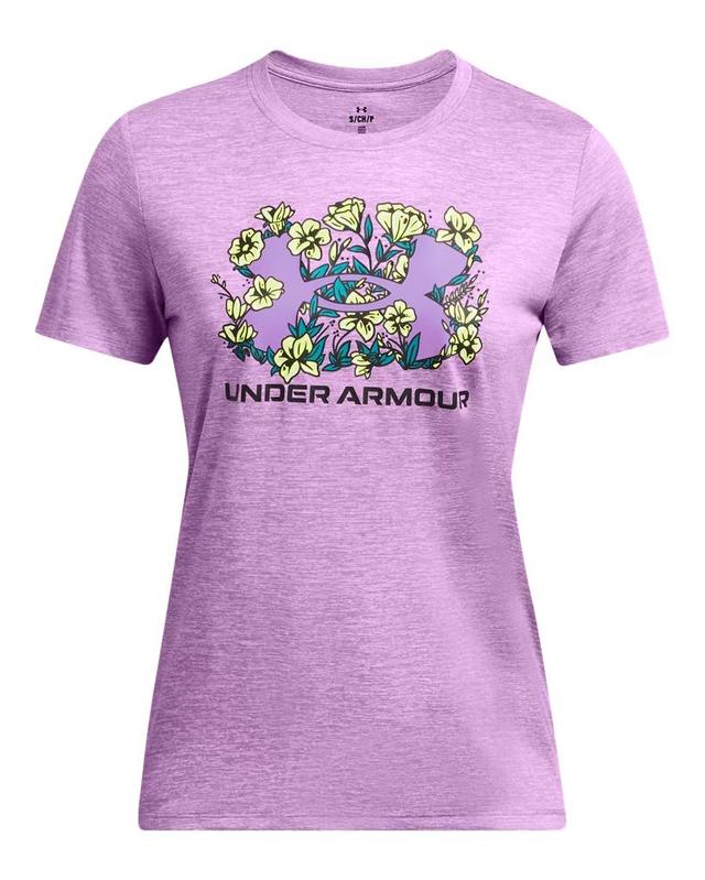 Women's UA Tech™ Twist Flower Short Sleeve Product Image