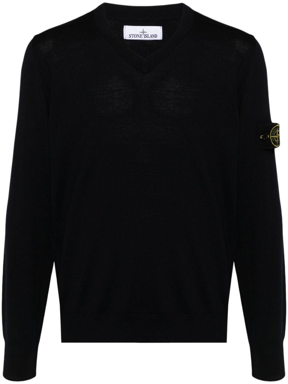 STONE ISLAND Sweater In Blue Product Image