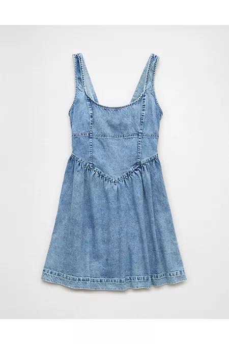 AE Denim Corset Mini Dress Women's Product Image