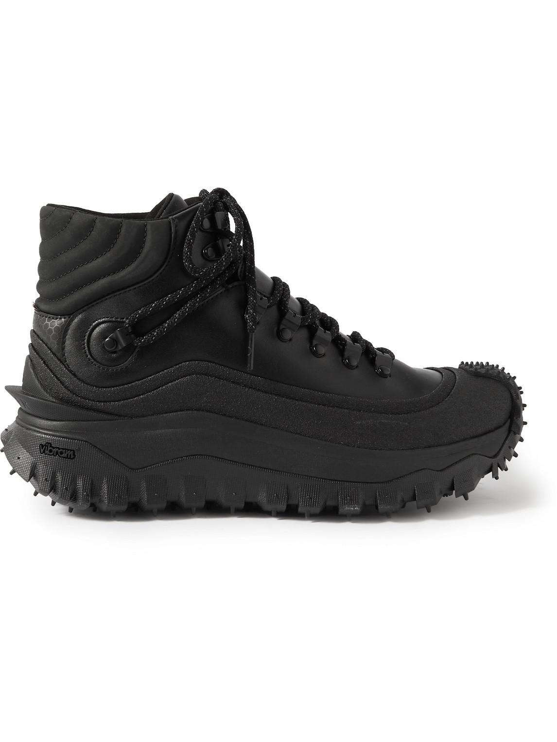 Trailgrip High Gtx Leather High-top Sneakers In Black Product Image