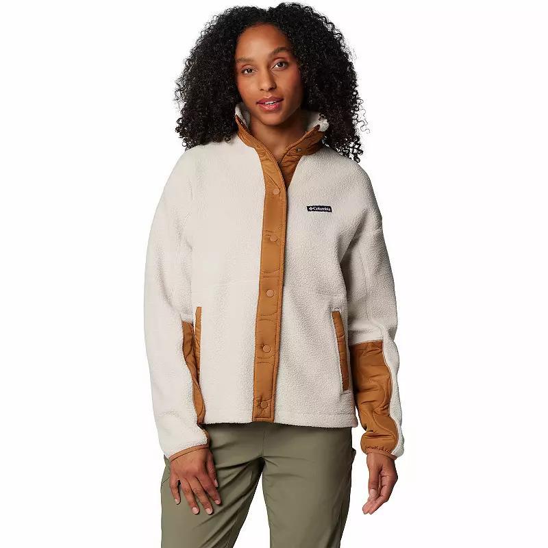 Womens Columbia Cloud Point Snap Front Fleece Jacket Product Image