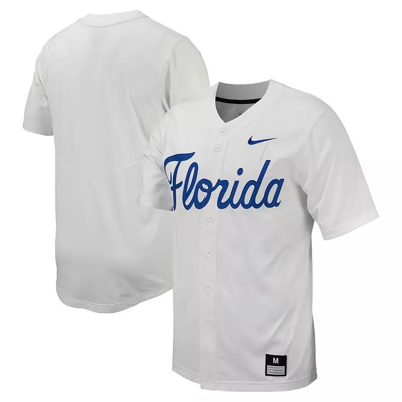 Mens Nike Florida Gators Replica Full-Button Baseball Jersey Product Image