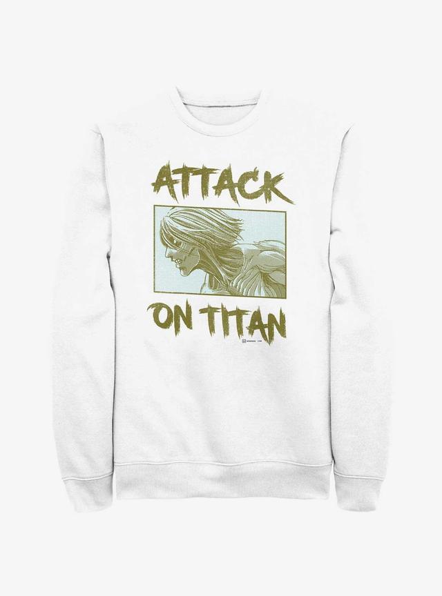 Attack On Titan Female Titan Panel Sweatshirt Product Image