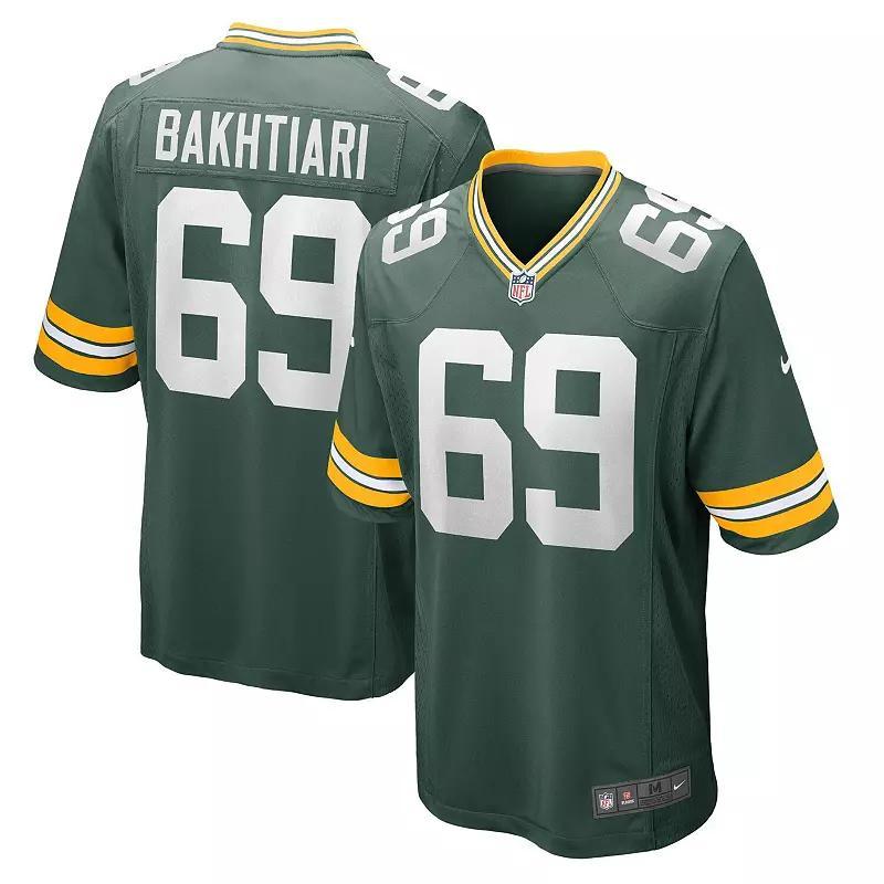 Mens Nike David Bakhtiari Bay Packers Game Team Jersey Product Image