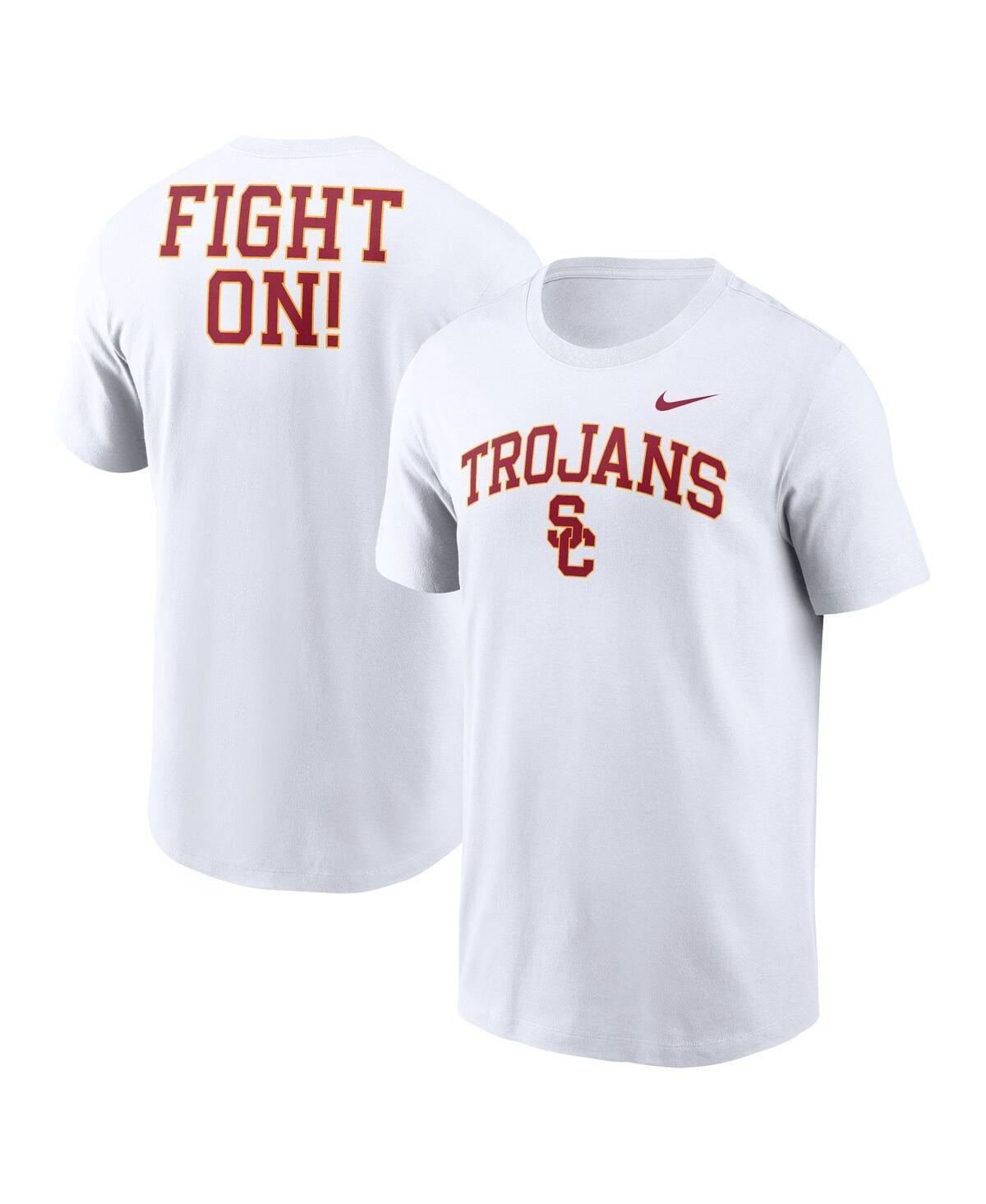 Nike Mens White Usc Trojans Blitz 2-Hit T-Shirt Product Image