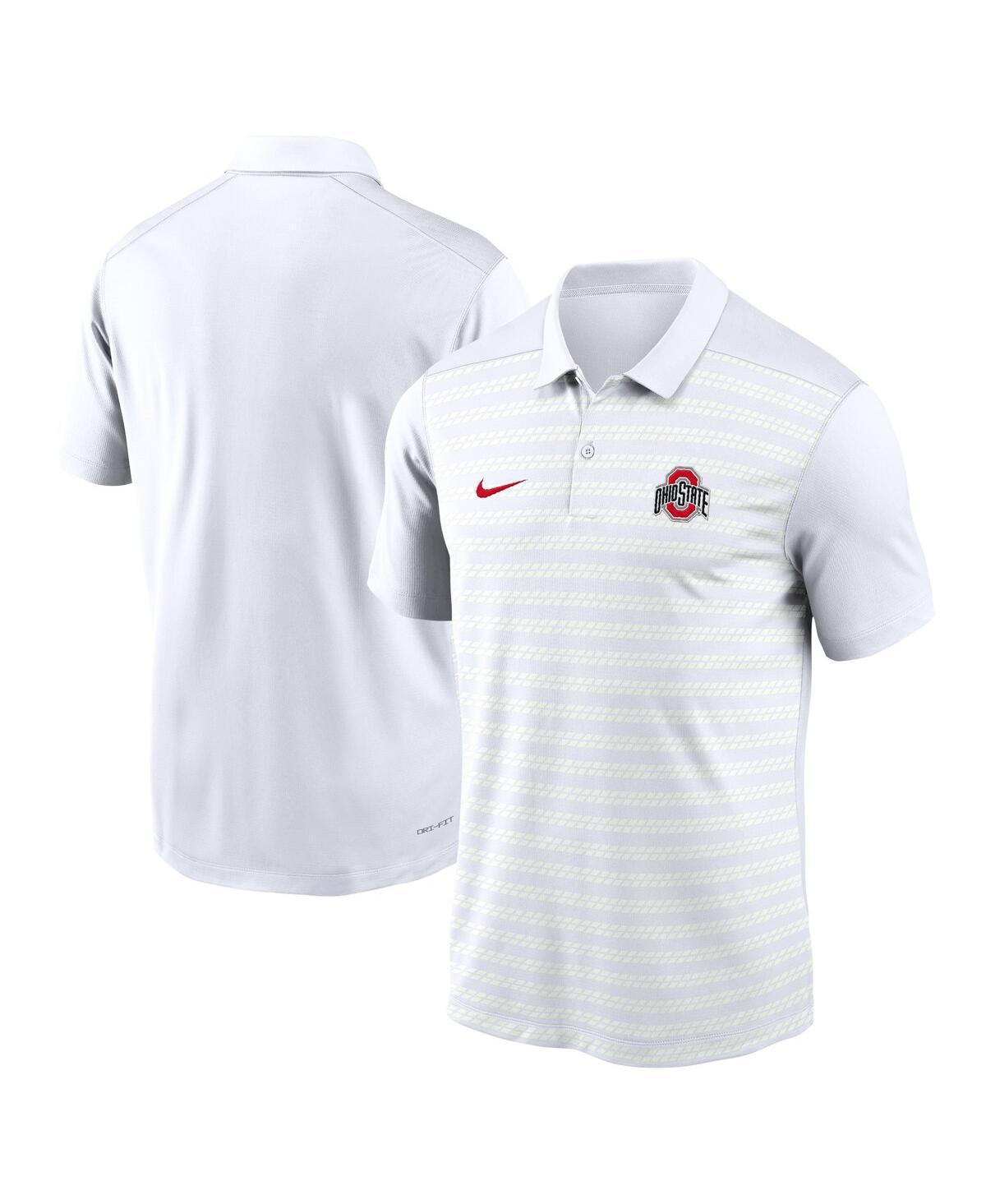 Nike Mens Scarlet Ohio State Buckeyes 2024 Early Season Coaches Sideline Performance Polo Shirt Product Image