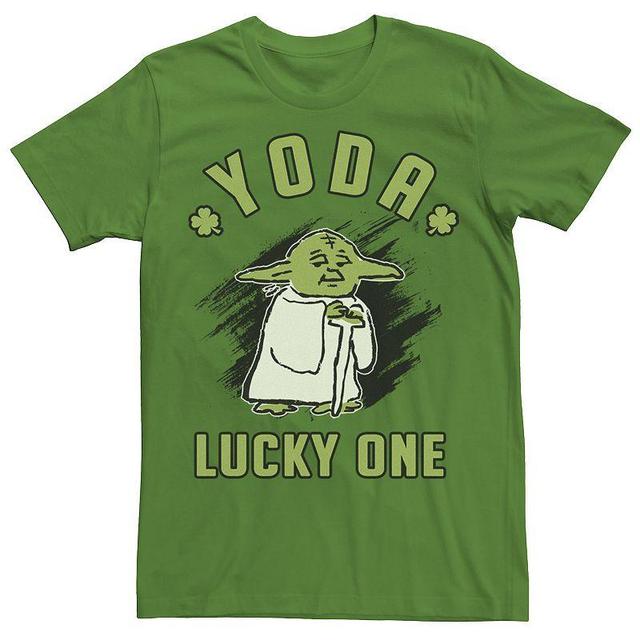 Mens Star Wars St Patricks Day Yoda Lucky One Tee Product Image