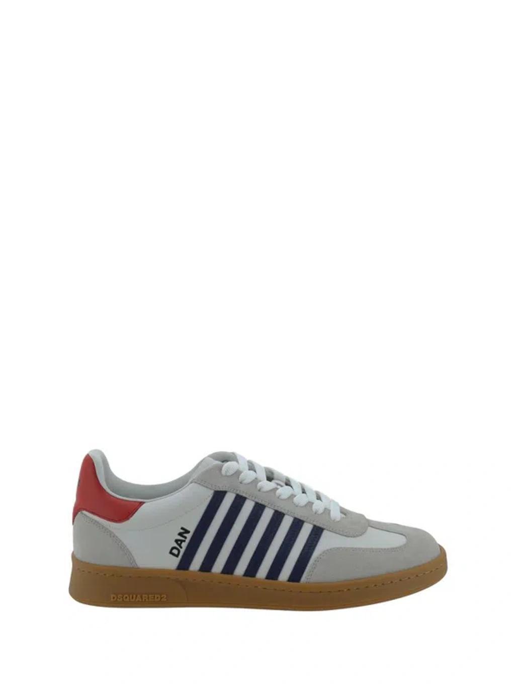 Sneakers In Bianco+blu+rosso Product Image