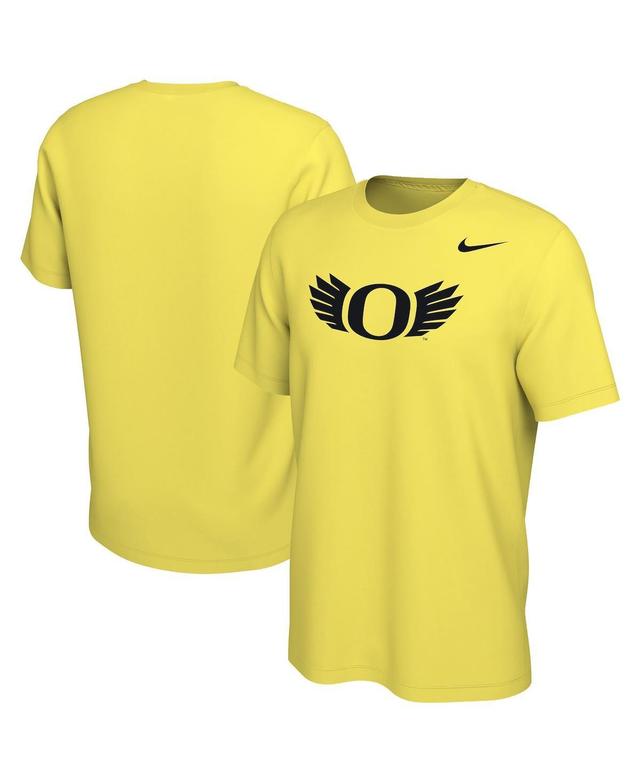 Mens Nike Yellow Oregon Ducks Wings T-Shirt Product Image