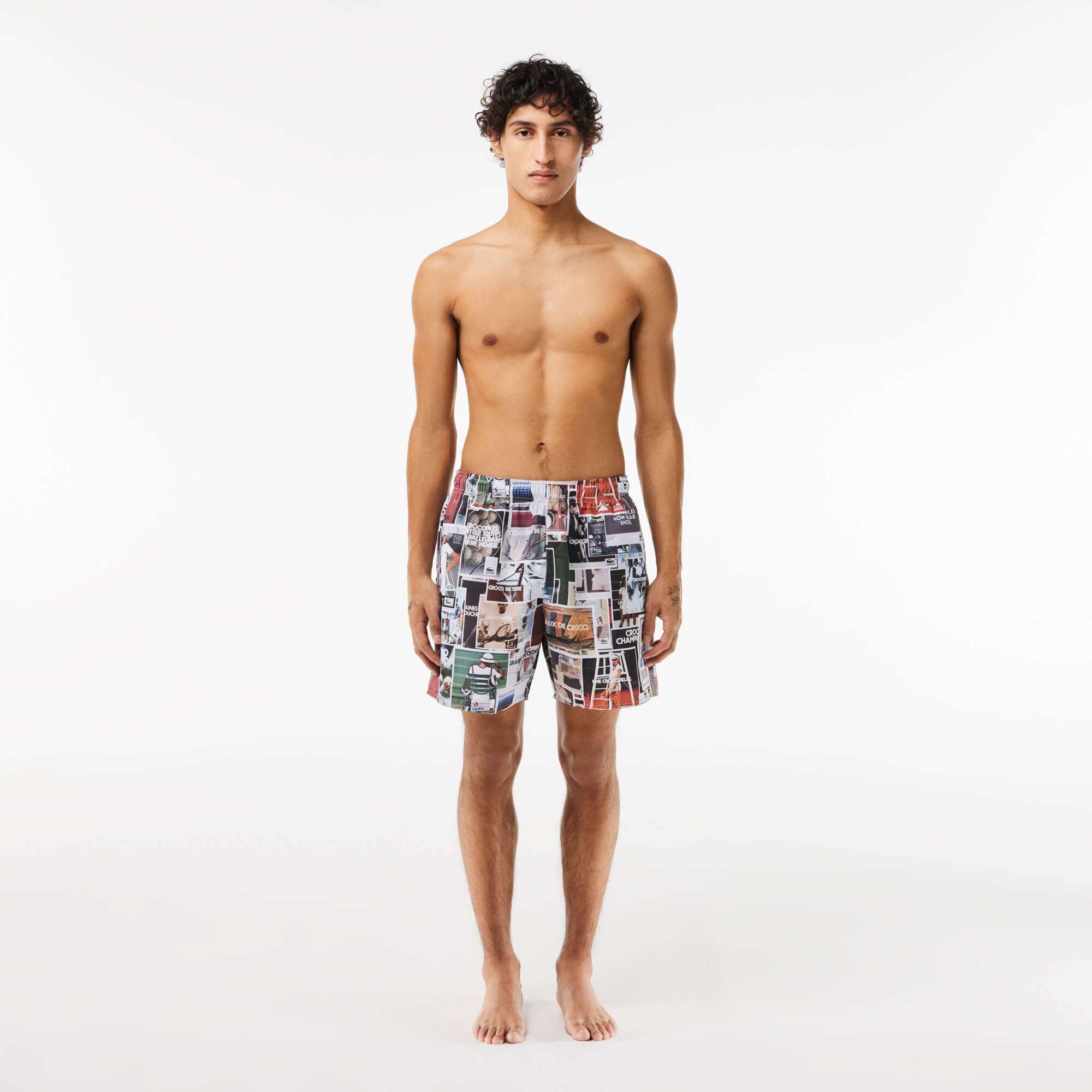 Printed Swim Trunks Product Image