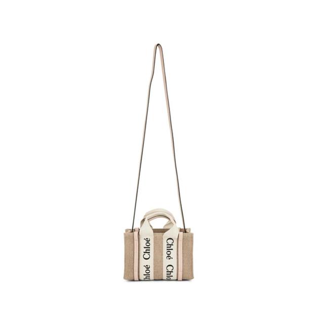 Mini Woody Tote Bag In Green Product Image