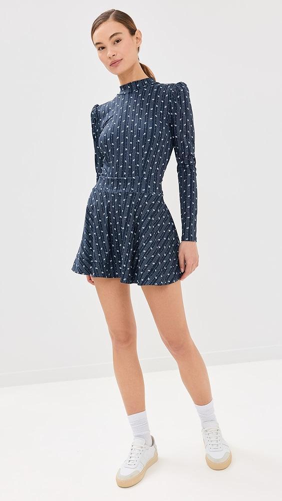 Byrdie Golf Social Wear Long Sleeve Montauk Mini Dress | Shopbop Product Image