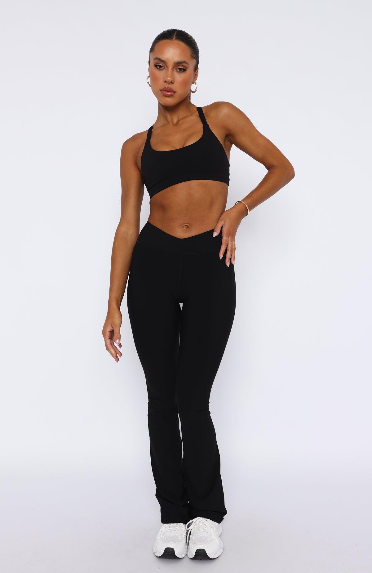 Wellness Flare Leggings Black Product Image