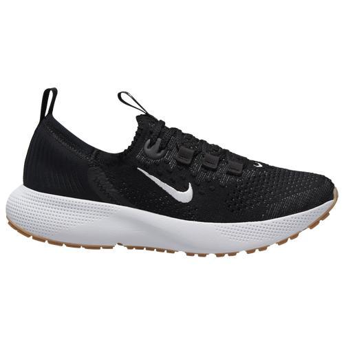 Nike Womens React Escape Run Flyknit - Running Shoes Black/White/Iron Grey Product Image