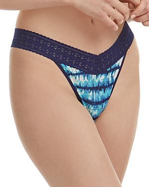 Hanky Panky Dream Lace Trim Modal Original Rise Thong Product Image