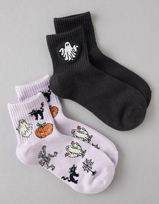 AE Halloween Ghost Boyfriend Socks 2-Pack Product Image