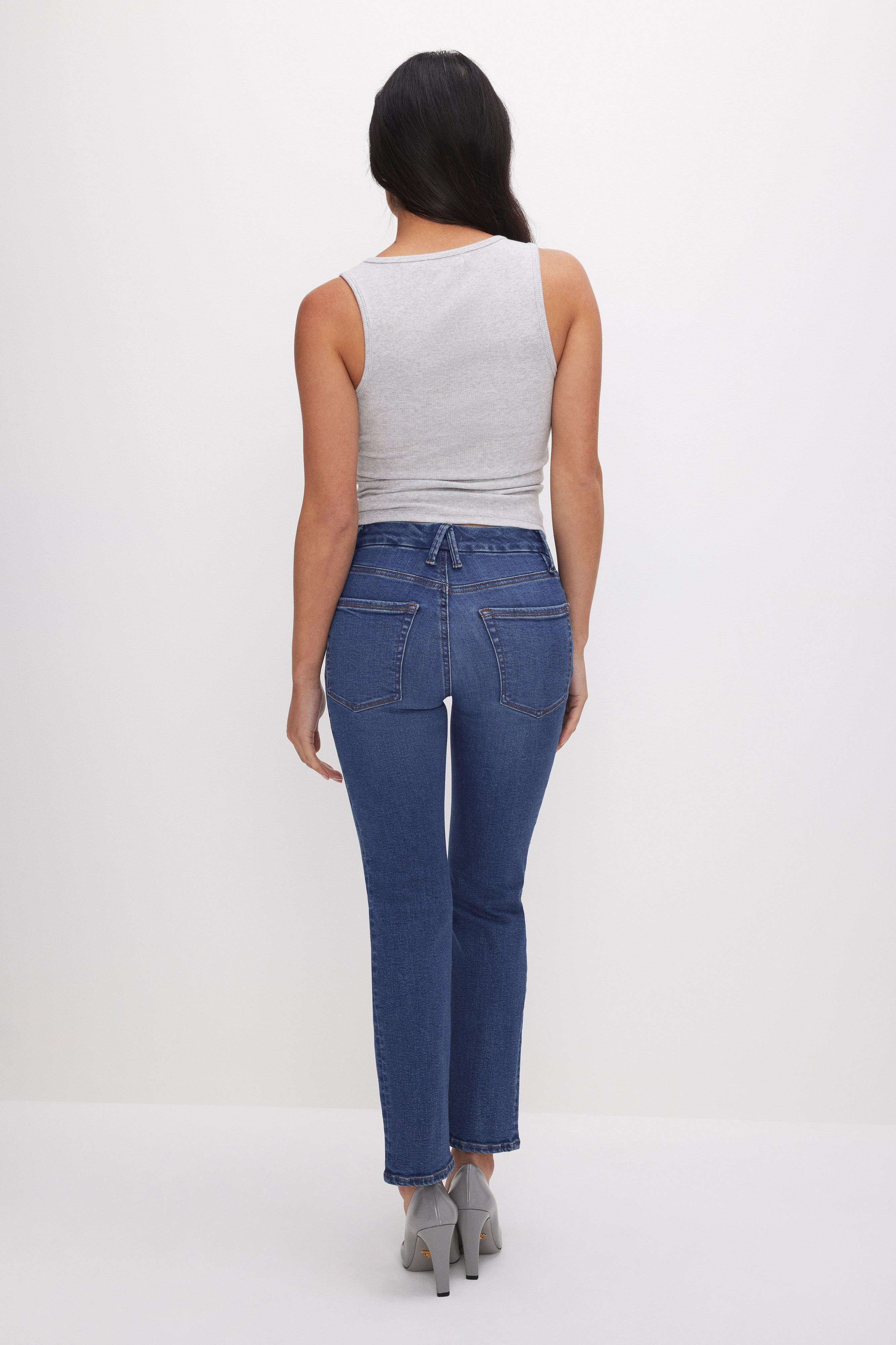 GOOD PETITE STRAIGHT JEANS | BLUE007 Product Image