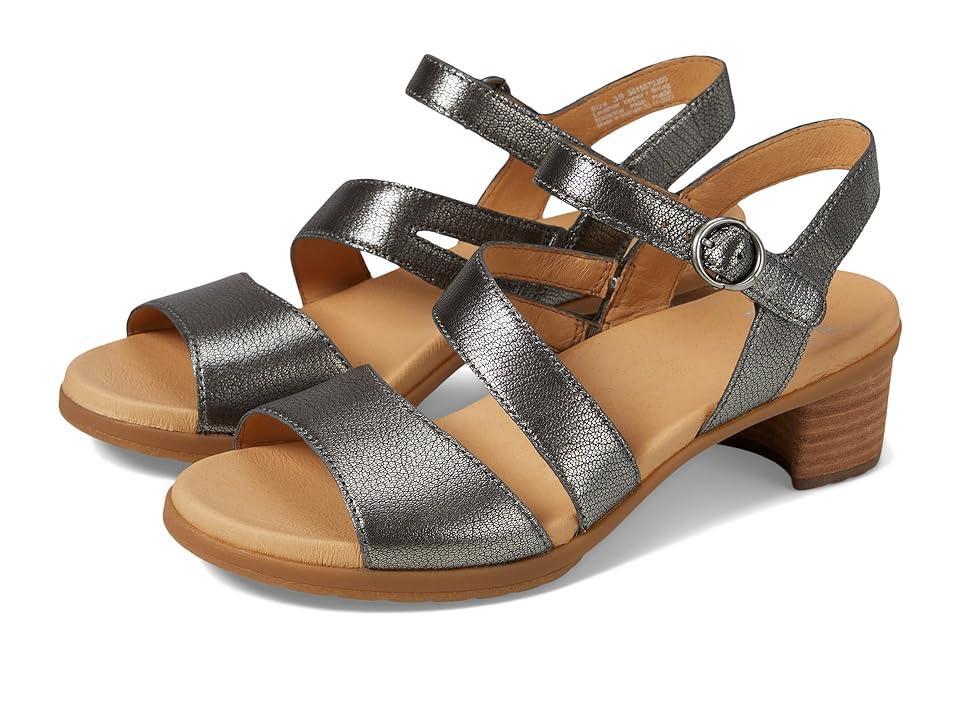 Dansko Tansy Leather Block Heel Sandals Product Image