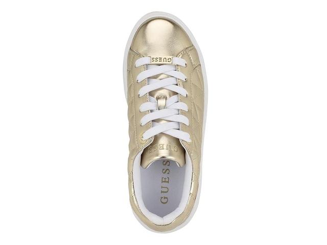 Guess Womens Desena Quilted Platform Lace Up Sneakers Product Image