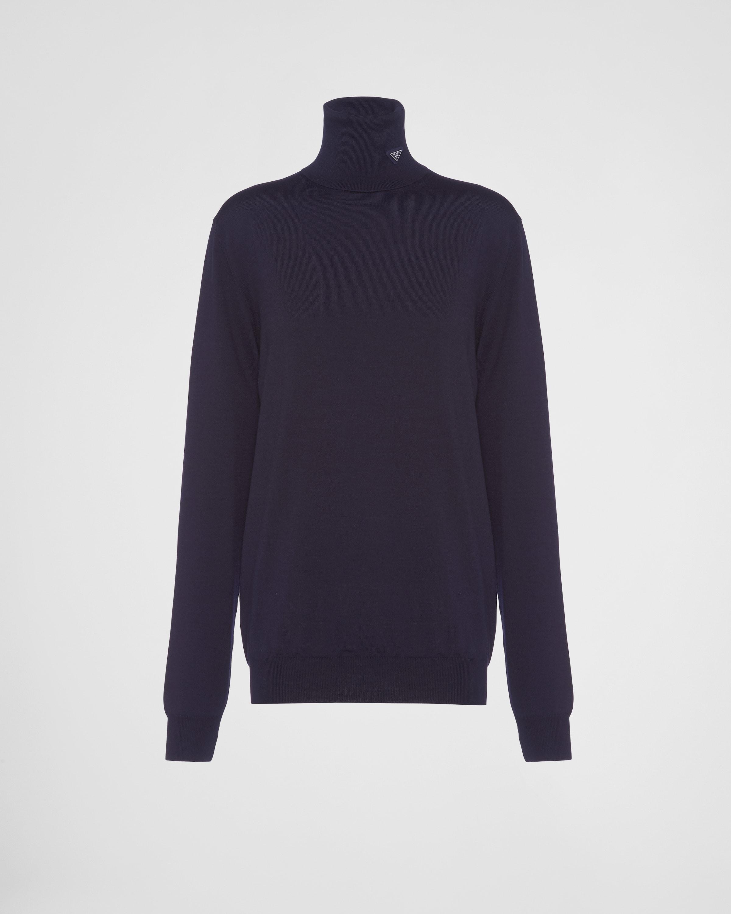 Superfine wool turtleneck sweater Product Image