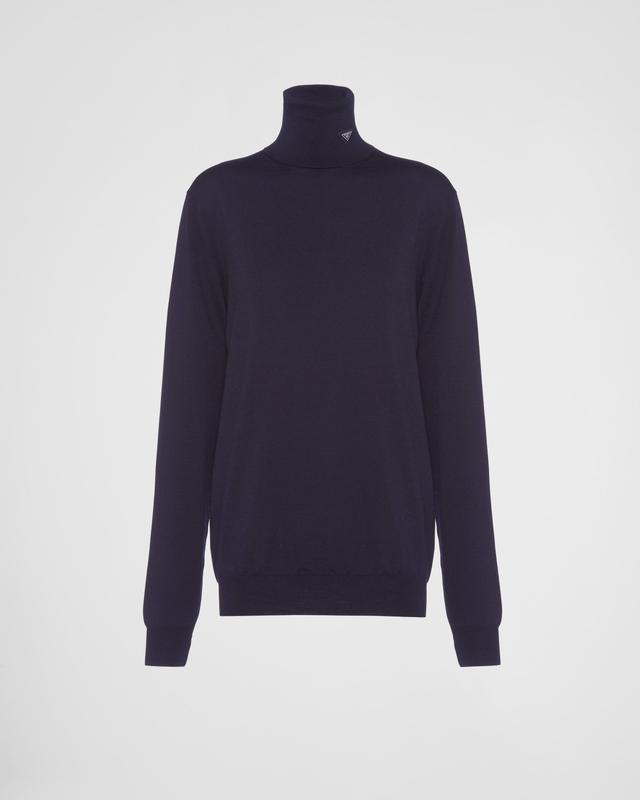 Superfine wool turtleneck sweater Product Image