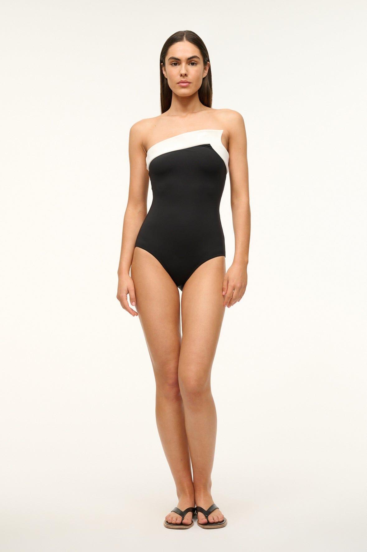 ALEXANDRA ONE PIECE | BLACK WHITE product image