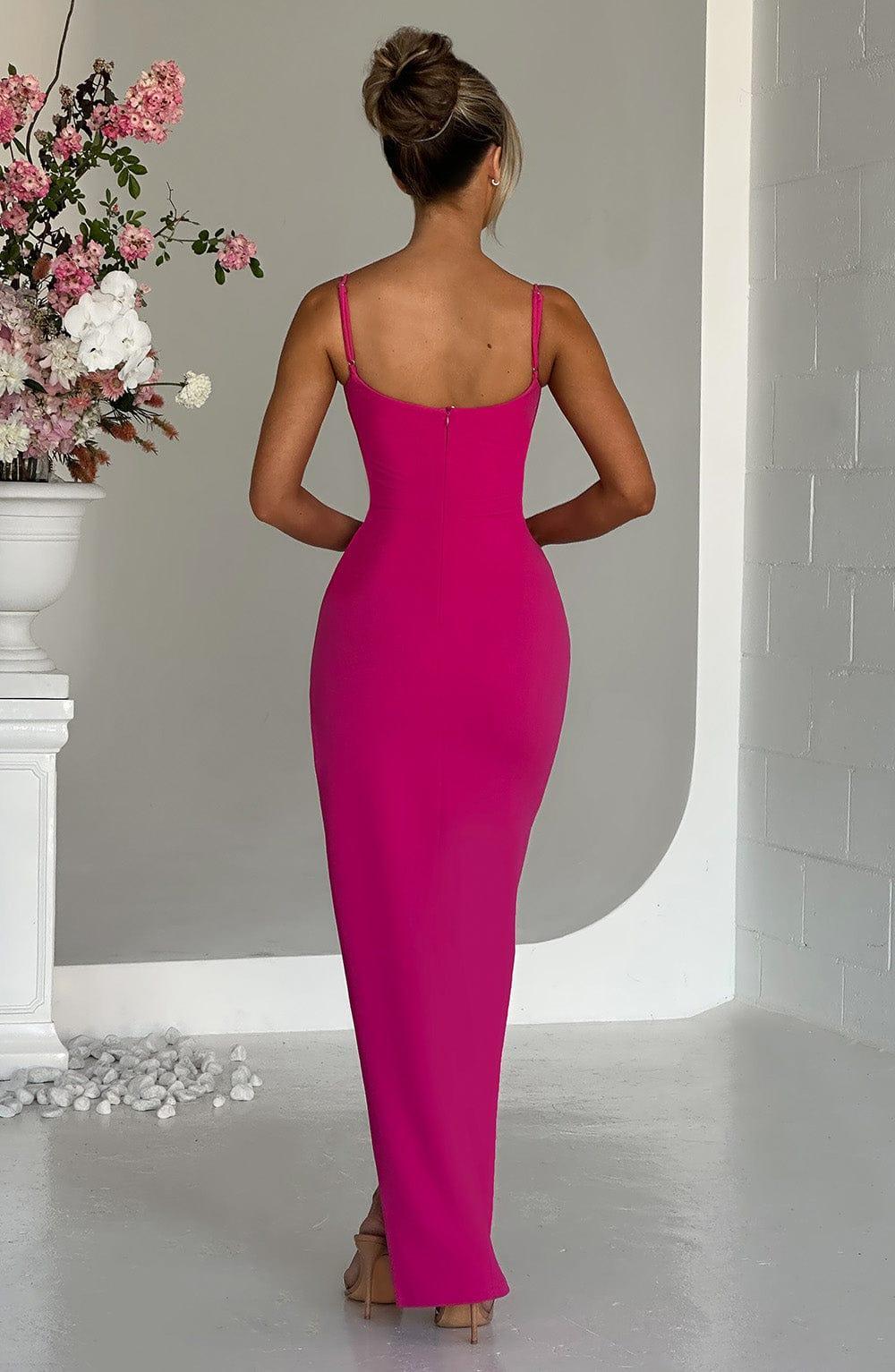 Tiarne Maxi Dress - Hot Pink Product Image