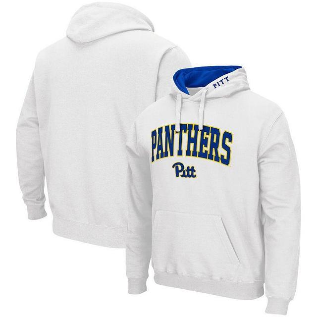 Mens Colosseum Pitt Panthers Arch & Logo 3.0 Pullover Hoodie Product Image