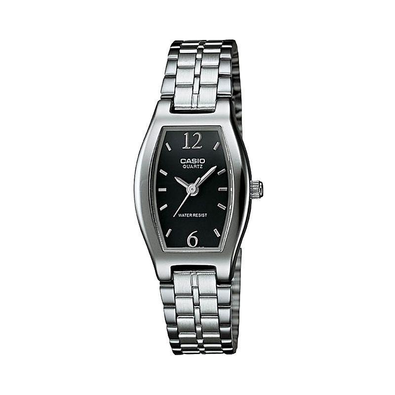 Casio Womens Stainless Steel Watch - LTP1254D-1A, Silver Tone Product Image