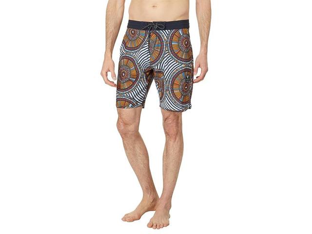 VISSLA Skeleton Coast 18.5 Boardshorts (Phantom) Men's Swimwear Product Image