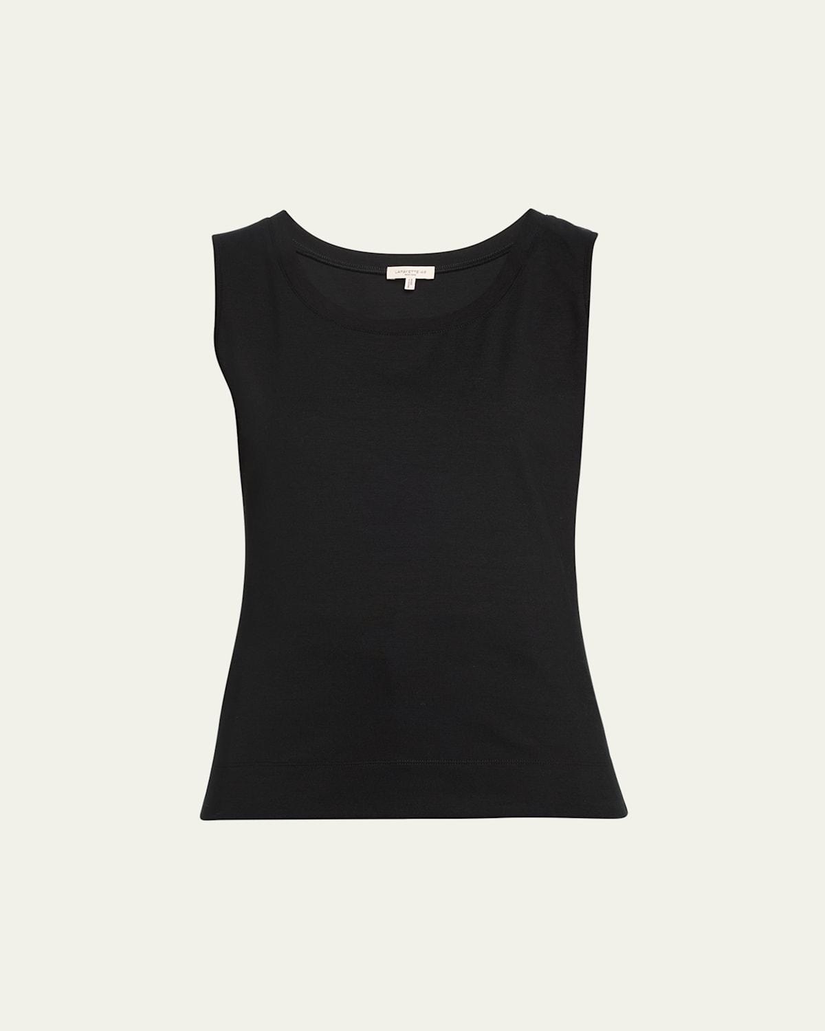 Lafayette 148 New York Cotton Ribbed Tank Product Image