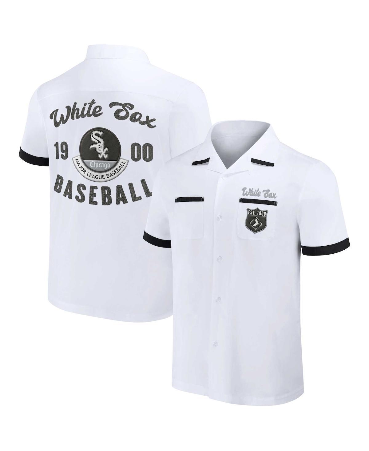 Mens Darius Rucker Collection by Fanatics White Chicago White Sox Bowling Button-Up Shirt Product Image