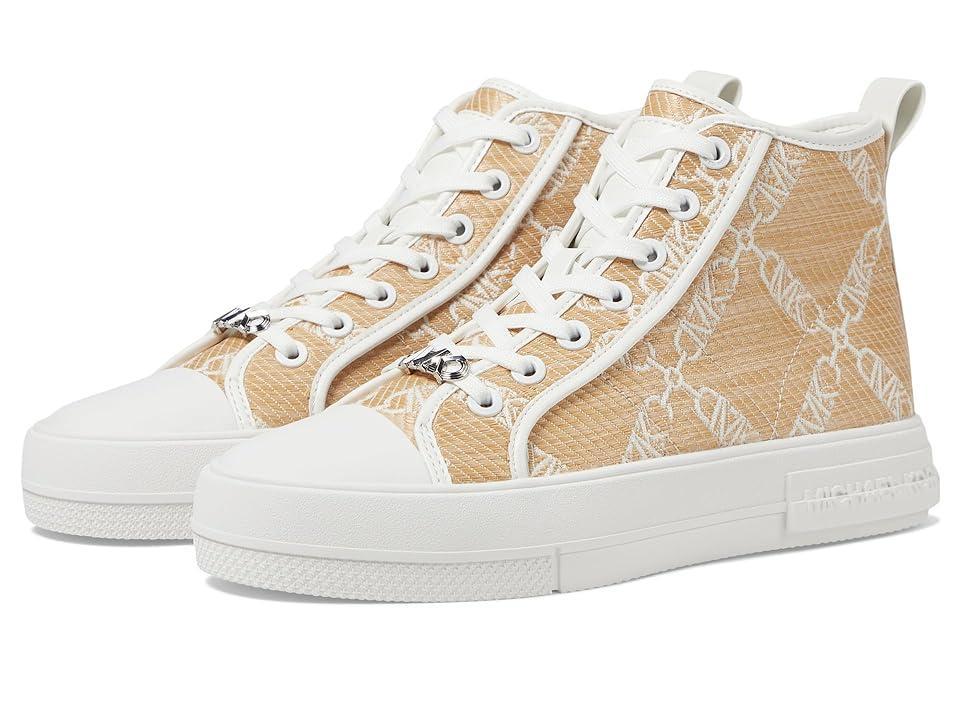 MICHAEL Michael Kors Evy High Top (Natural/Optic ) Women's Shoes Product Image