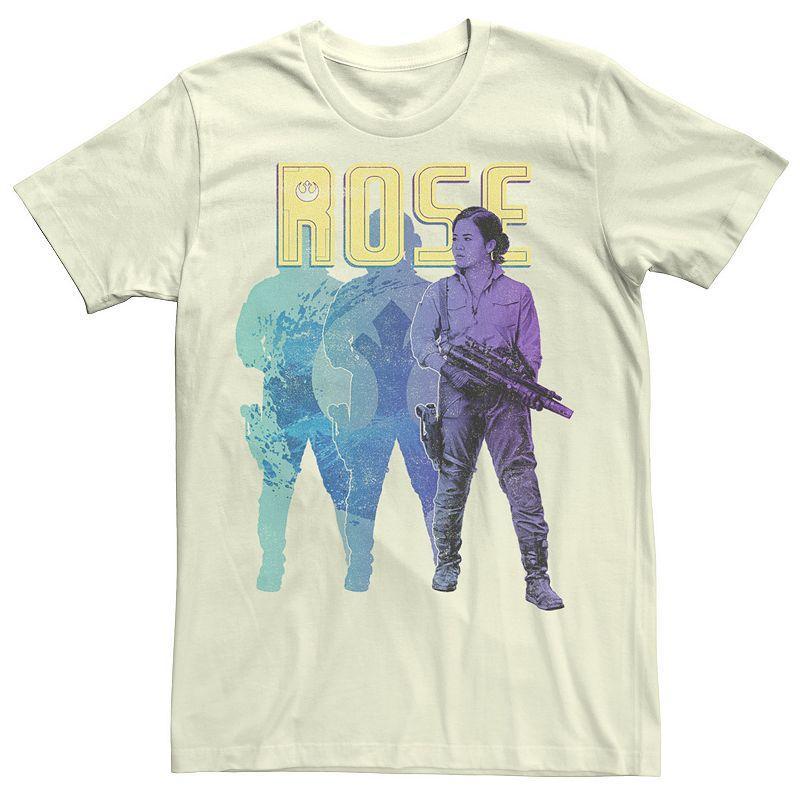 Mens Star Wars The Rise Of Skywalker Rose Gradient Portrait Tee Product Image