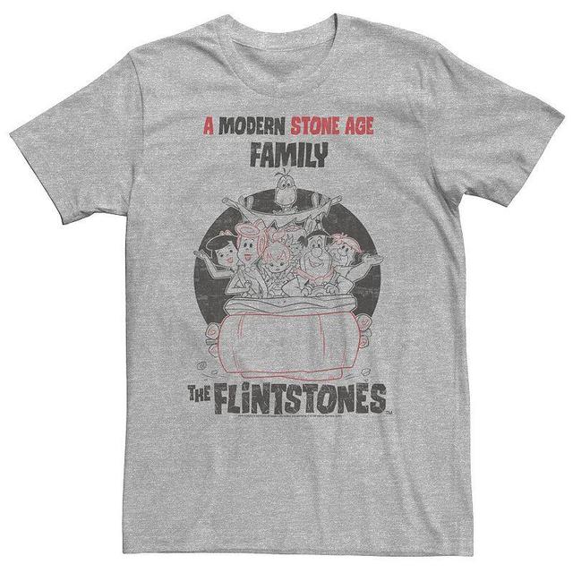 Big & Tall The Flintstones A Modern Stone Age Family Tee, Mens Athletic Grey Product Image