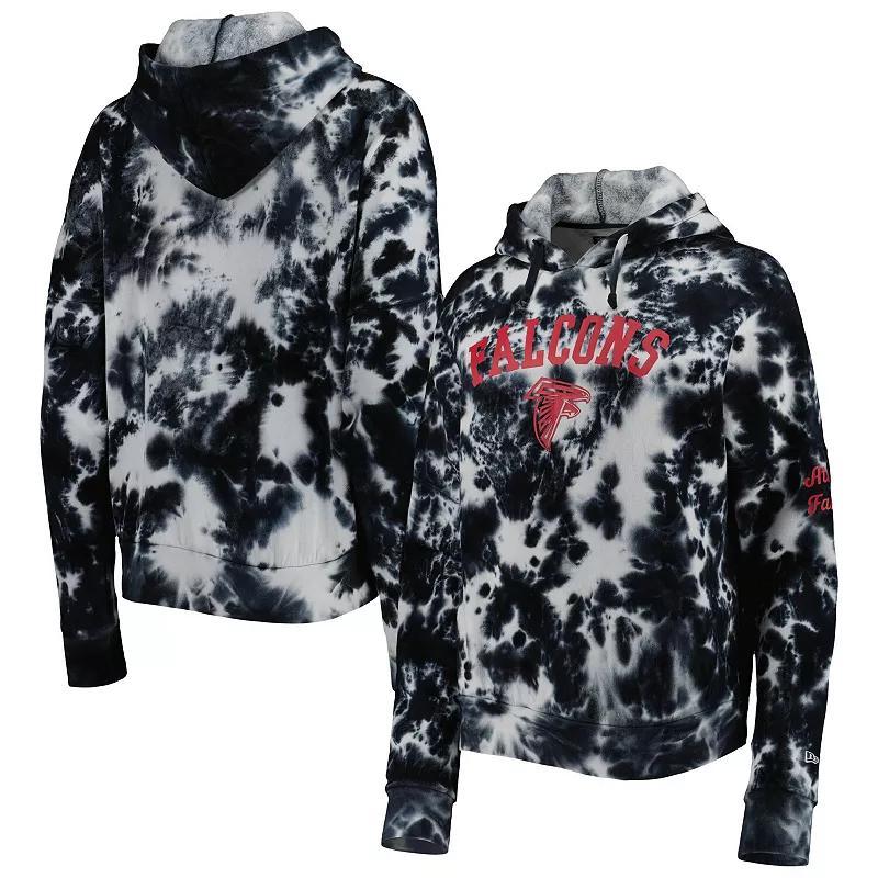 Womens New Era Atlanta Falcons Cloud Dye Fleece Pullover Hoodie Product Image