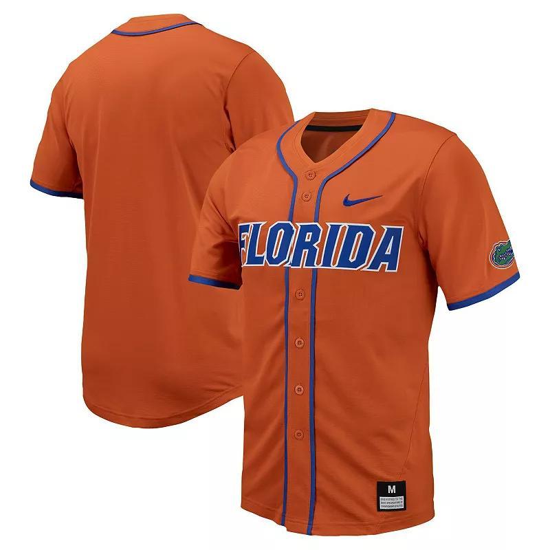 Mens Nike Florida Gators Replica Full-Button Baseball Jersey Product Image