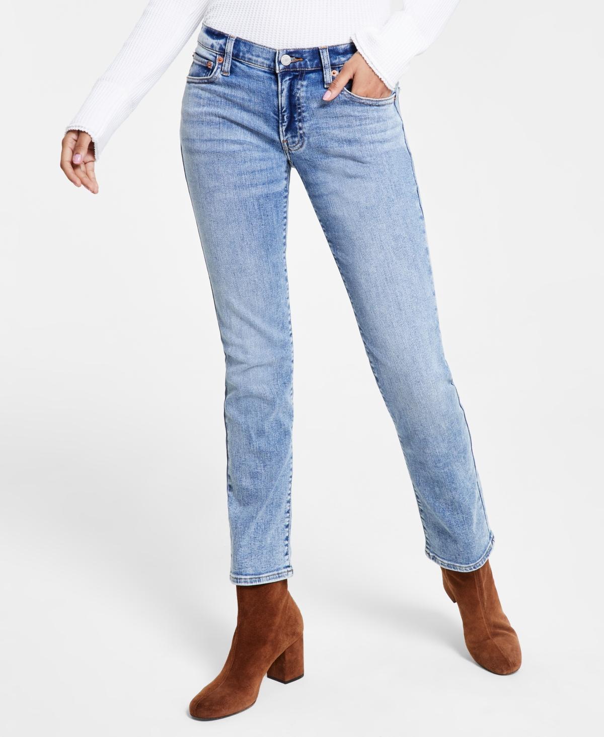 Lucky Brand Sweet Distressed Vented Cuff Straight Leg Jeans Product Image