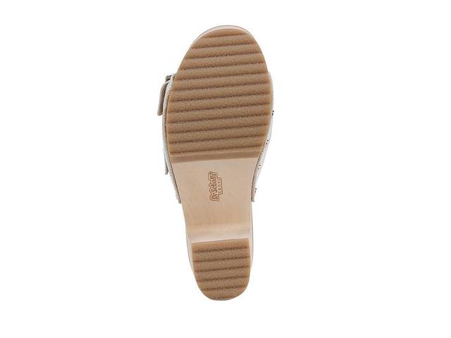 Dr. Scholl's Original Vibe Platform Slide Sandal (Metallic Leather) Women's Sandals Product Image