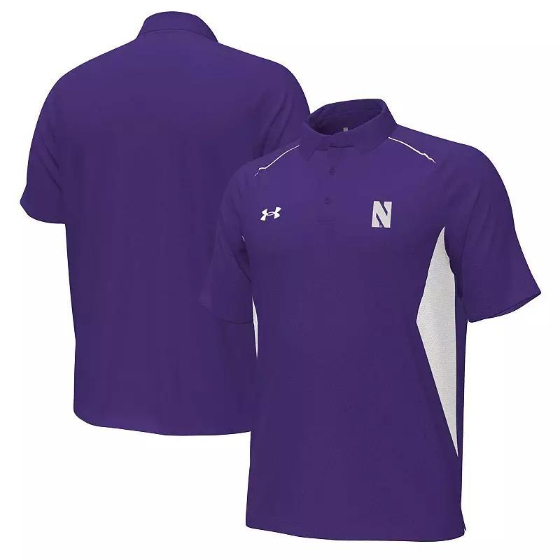 Mens Under Armour Northwestern Wildcats Title Polo Product Image