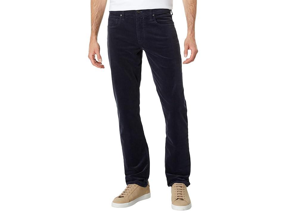 Paige Federal Slim Straight Fit Stretch Corduroy Pants in Deep Anchor Corduroy (Deep Anchor Corduroy) Men's Casual Pants Product Image