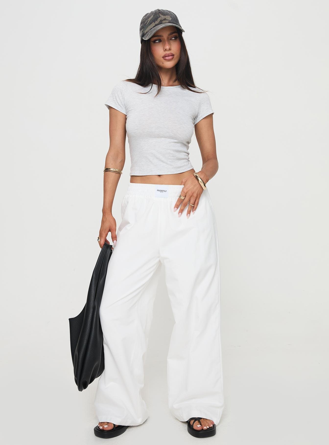 Beach House Pants White Product Image