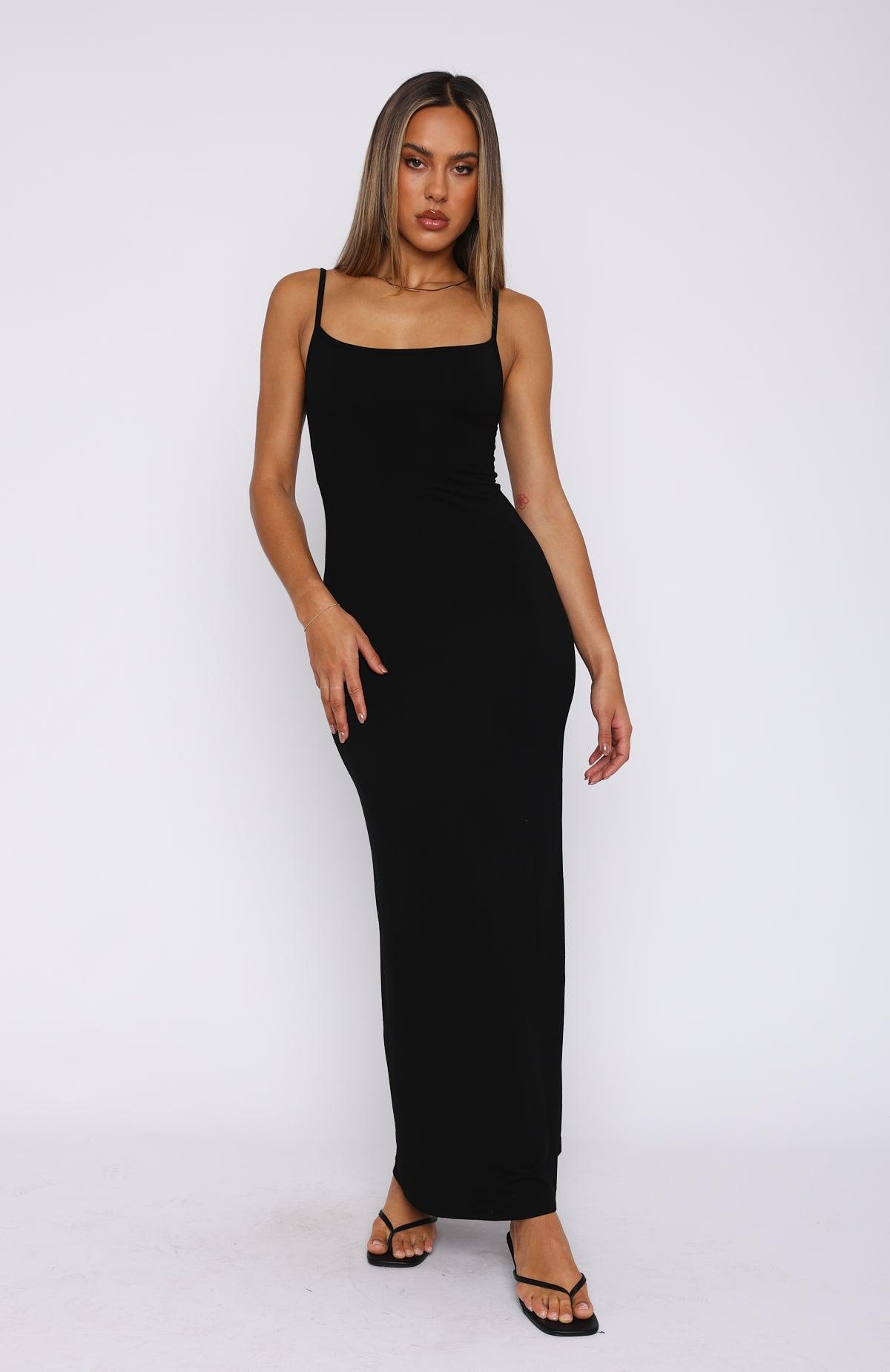 Wishing On Stars Maxi Dress Black Product Image