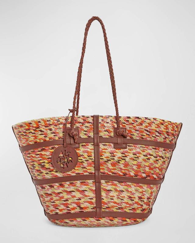 Womens Watermill Large Woven Raffia Bag Product Image