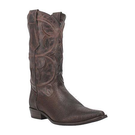 Dingo Dodge City Mens Leather Western Boots Brown Product Image