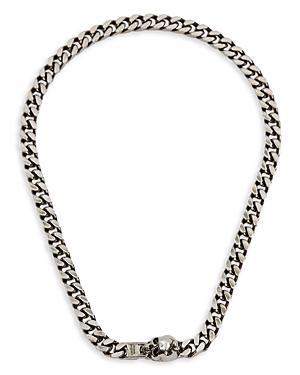 Alexander McQueen Men's Skull and Chain Necklace - MCQ0911SIL V B AN Product Image