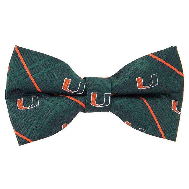 Mens Green Miami Hurricanes Oxford Bow Tie Product Image