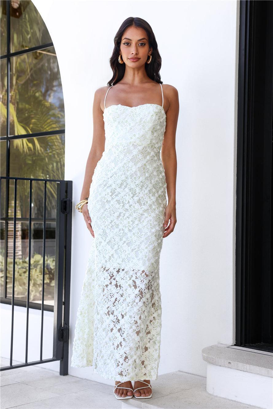 Ambiance Of You Mesh Maxi Dress Mint Product Image