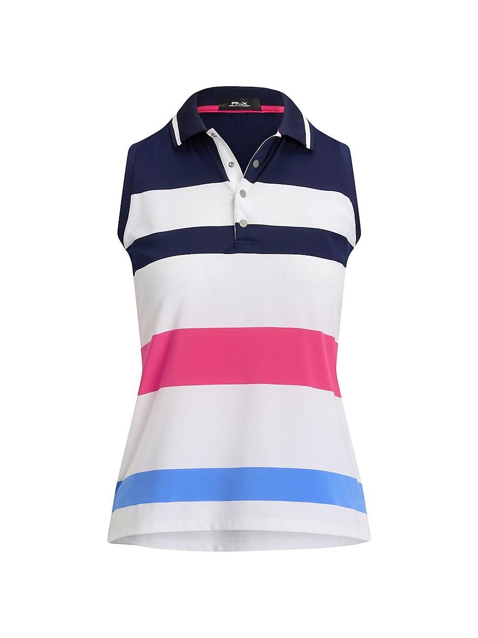 Womens Airflow Sleeveless Polo Shirt Product Image